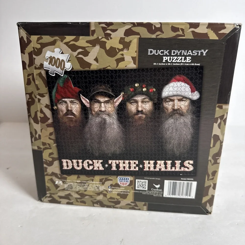 Duck‎ Dynasty 1000 pc puzzle Duck The Halls Christmas SEALED NEW